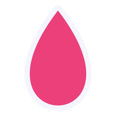 Su damlası. Basit resimleme