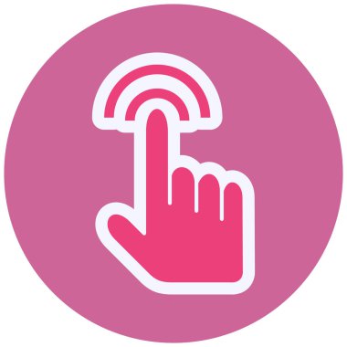 Parmak imleci. Web simgesi