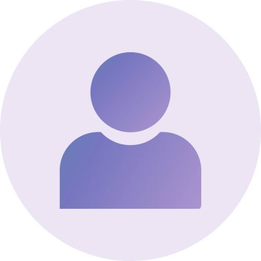 kullanıcı. Web simgesi basit illüstrasyon