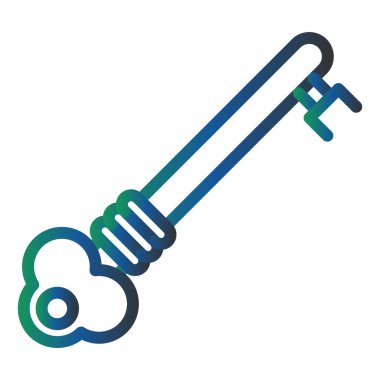 Anahtar. Web simgesi basit illüstrasyon 