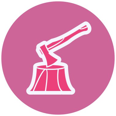 Tek bir simgenin vektör illüstrasyonu