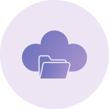 folder web icon. simple illustration