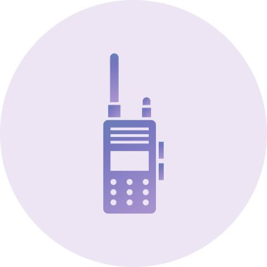 Walkie talkie simge vektör 