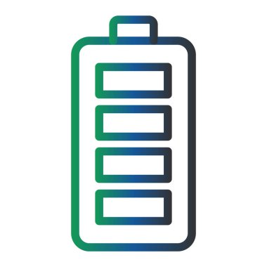 web icon simple illustration of Battery