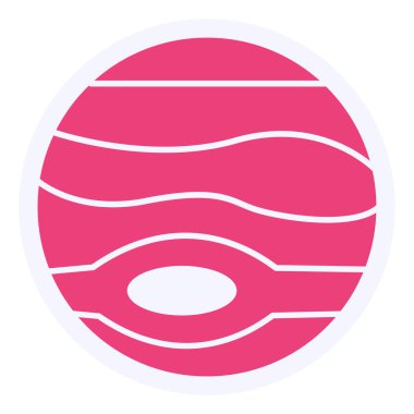 Jupiter  web icon simple design