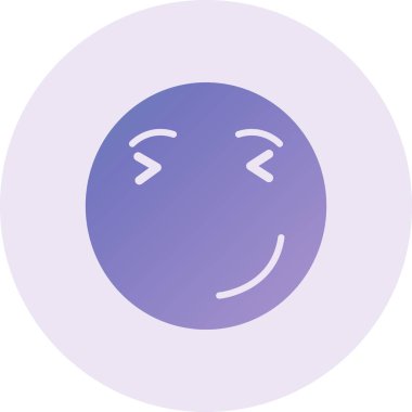 Bir yüz simgesinin vektör illüstrasyonu