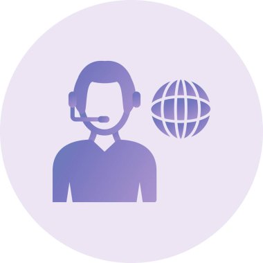 Interpreter network. simple illustration 