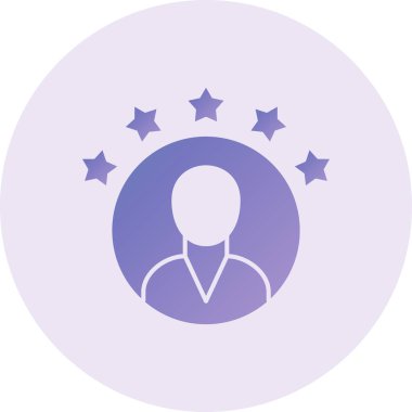 vector illustration of rating icon