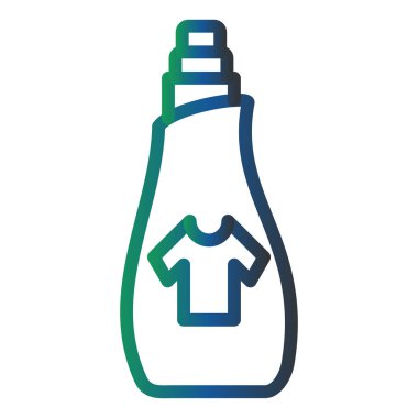 Deterjan Vektör Şekil Simgesi Tasarımı 