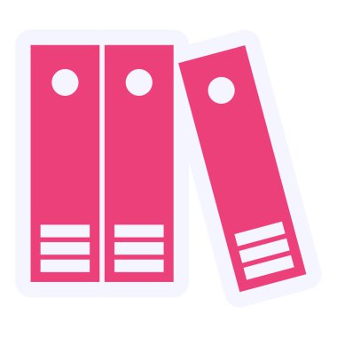 Dosya simgesinin vektör illüstrasyonu