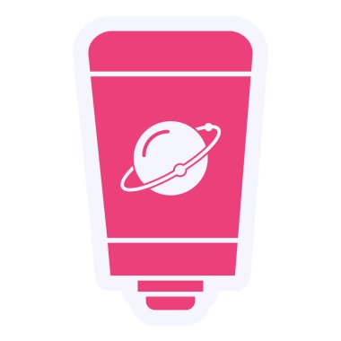 Bir cam kavanoz simgesinin vektör çizimi