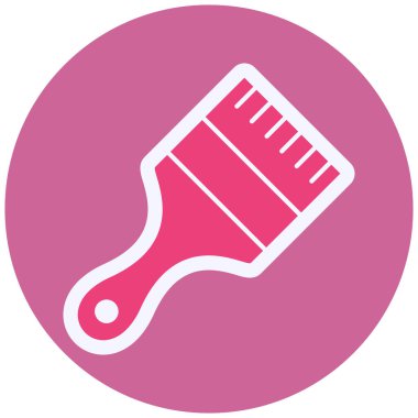 Boya fırçası. Basit resimleme