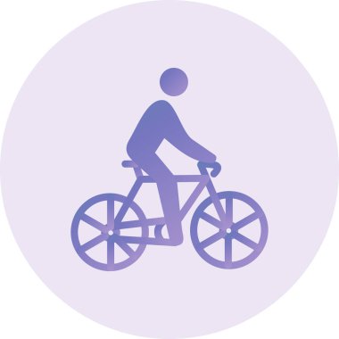 bicycle icon, vector illustration. Cycling 