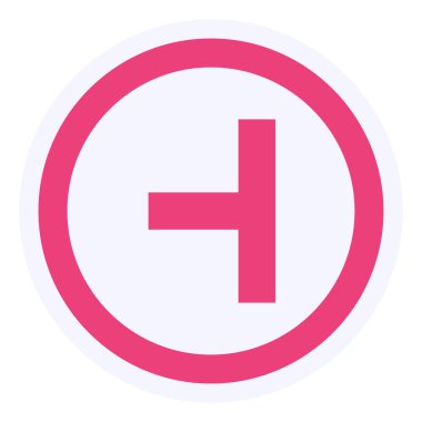 road sign. trendy flat color design icon template for web mobile apps 