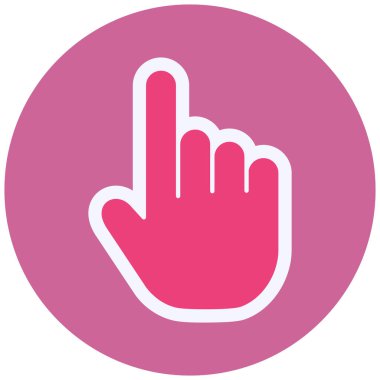 Parmak imleci. Web simgesi