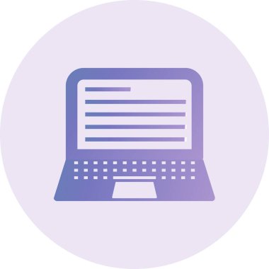 Bilgisayar. Web simgesi vektör illüstrasyonu