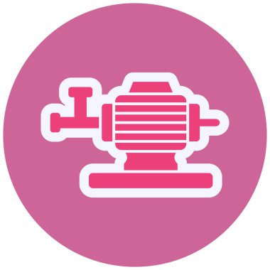 water pipe icon. outline illustration