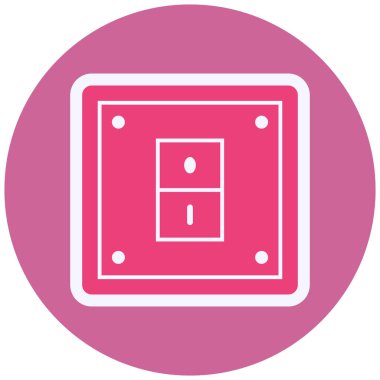 Elektrik Anahtarı simgesinin vektör illüstrasyonu