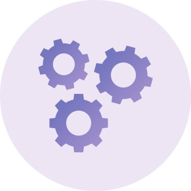 Teçhizat Web simgesi basit illüstrasyon 