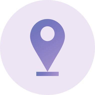 location pin map icon vector isolated illustration