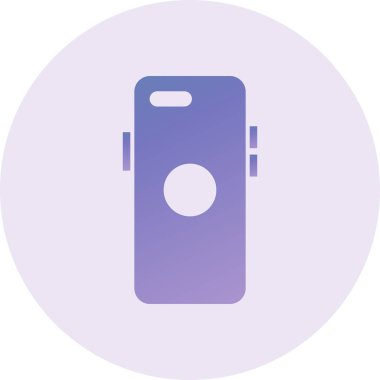 Telefon Davası simgesinin vektör illüstrasyonu