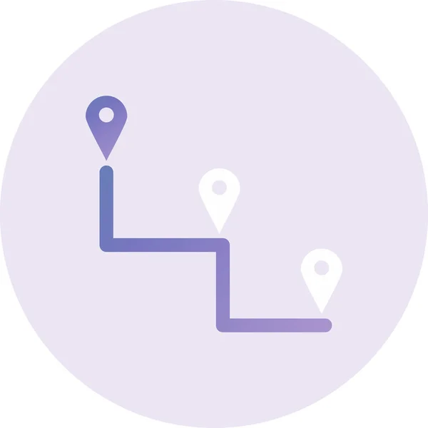 Location Web Icon Simple Vector Illustration — Stockvektor