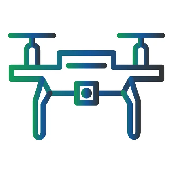Drone Modern Icon Vector Illustration — Stock Vector