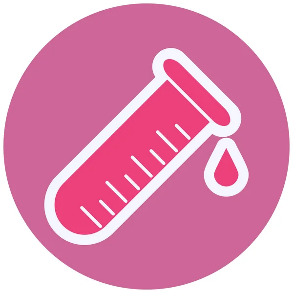 Test Tubes Vector Glyph Icon Design — Image vectorielle