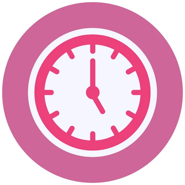 Color Clock Icon Vector Illustration —  Vetores de Stock