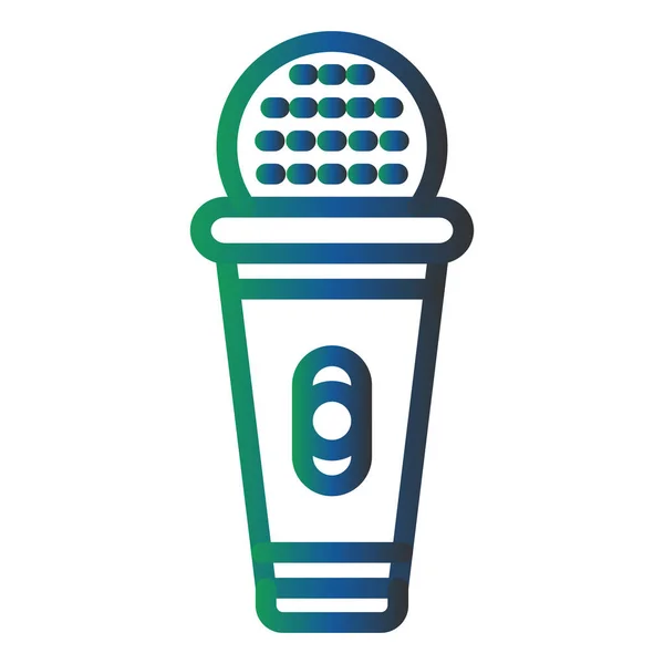 Toy Mic Vector Glyph Icon Design — Stockový vektor