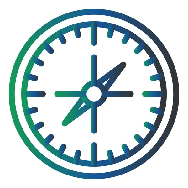 vector compass icon in trendy style