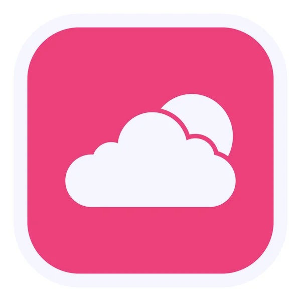 Vector Illustration Weather App Icon — 图库矢量图片