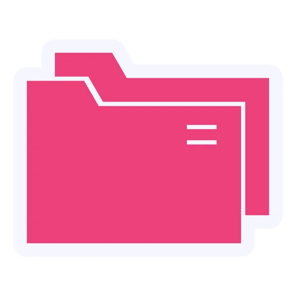 Folder Web Icon Simple Illustration — Wektor stockowy