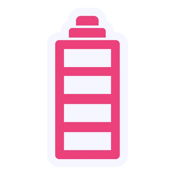 Web Icon Simple Illustration Battery — Stockvektor