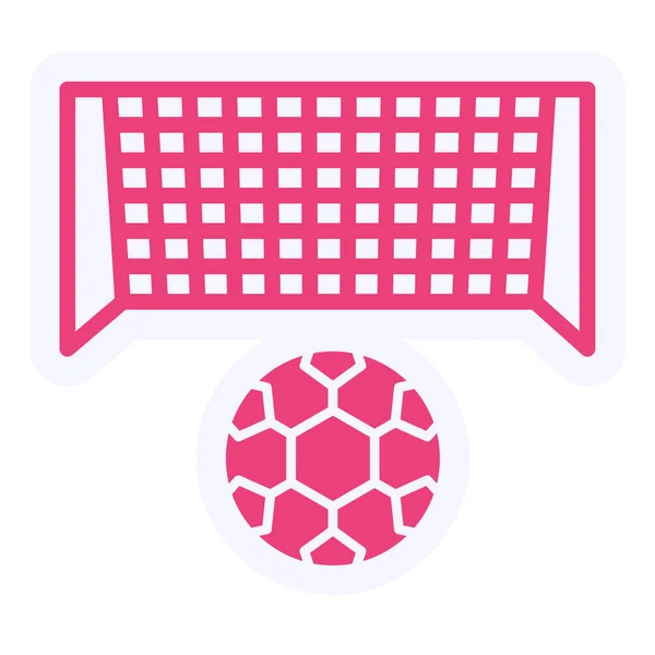 Fußball Ikone Vektor Illustration — Stockvektor