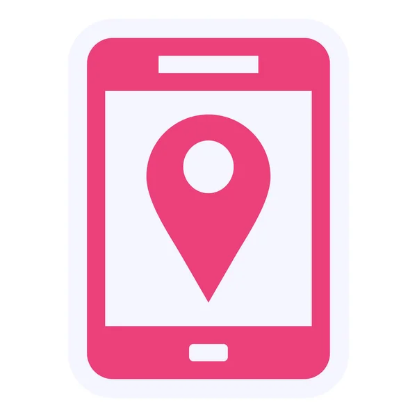 Location Pin Map Icon Vector Isolated Illustration — Vector de stock