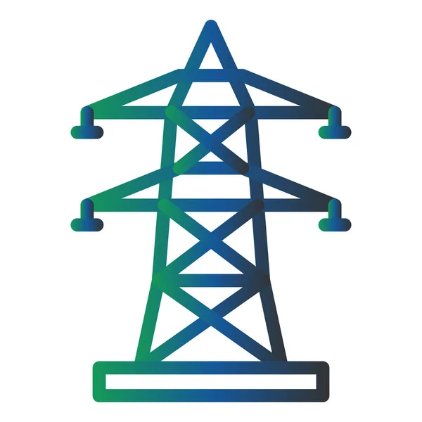 Icono Torre Energía Ilustración Vectorial — Archivo Imágenes Vectoriales