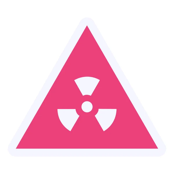 Radiation Vector Glyph Icon Design — Wektor stockowy