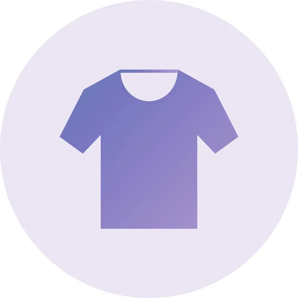 Camisa Ícone Web Ilustração Simples — Vetor de Stock