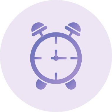 Saat simgesinin vektör illüstrasyonu