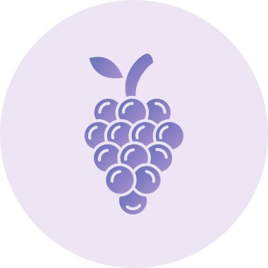 Üzüm Vektörü Sembol Tasarımı 