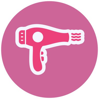 hair dryer icon. web simple illustration