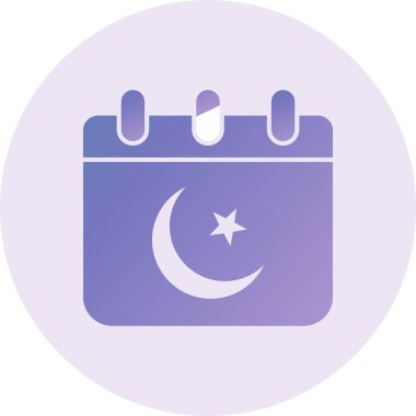 Ramadan Calender web icon vector illustration