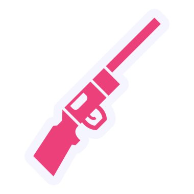 vector illustration of Rifle 