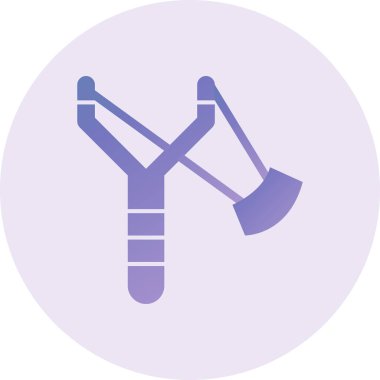 vector illustration of modern Slingshot icon 