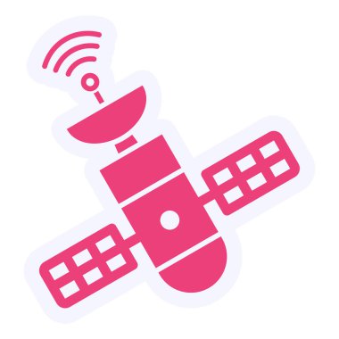 Space Station satellite antenna. web icon