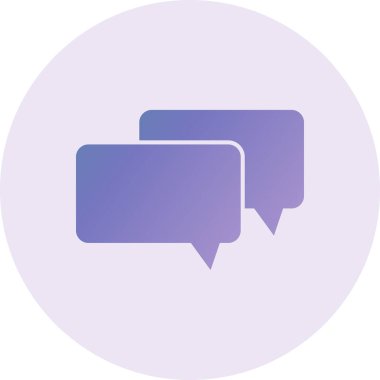 Konuş. Web simgesi basit tasarım 