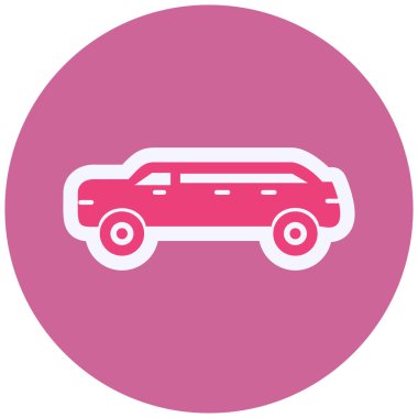 Limousine  web icon vector illustration
