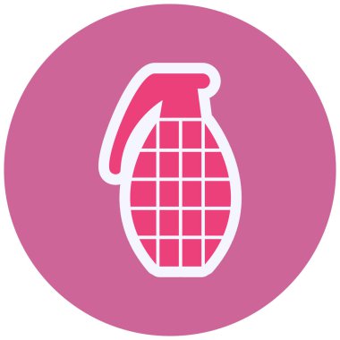 El bombası. Web simgesi basit illüstrasyon