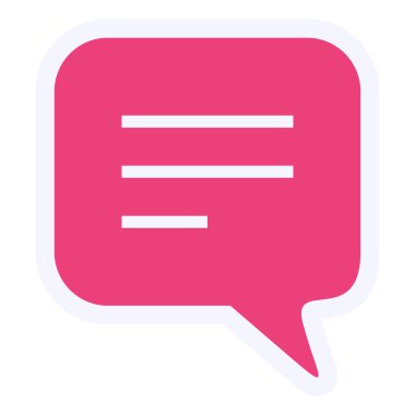 Yorumlar Vektör Kabartma Simgesi Tasarımı 